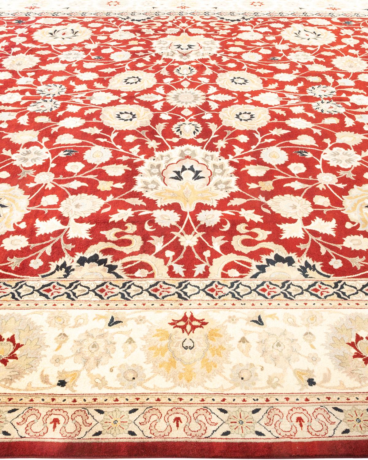 Tapis Mogul Re traditionnel oriental unique noué à la main, unique en son genre Neuf - En vente à Norwalk, CT