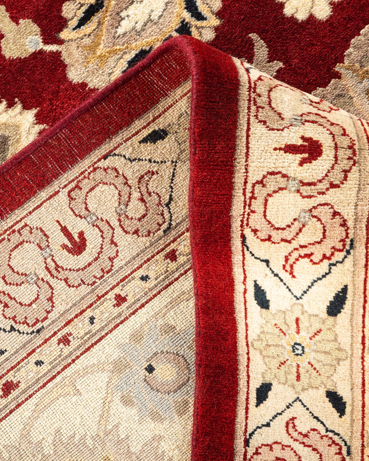 Laine Tapis Mogul Re traditionnel oriental unique noué à la main, unique en son genre en vente