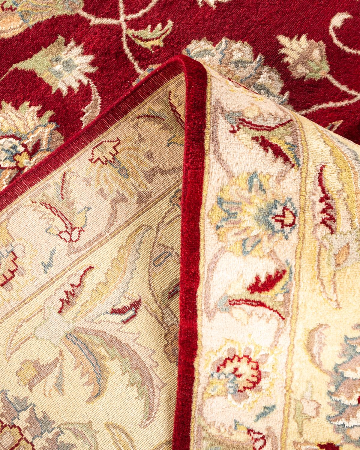 Laine Tapis Mogul Re traditionnel oriental unique noué à la main, unique en son genre en vente