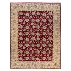 One-of-a-Kind Hand Knotted Traditional Oriental Mogul Re Area Rug