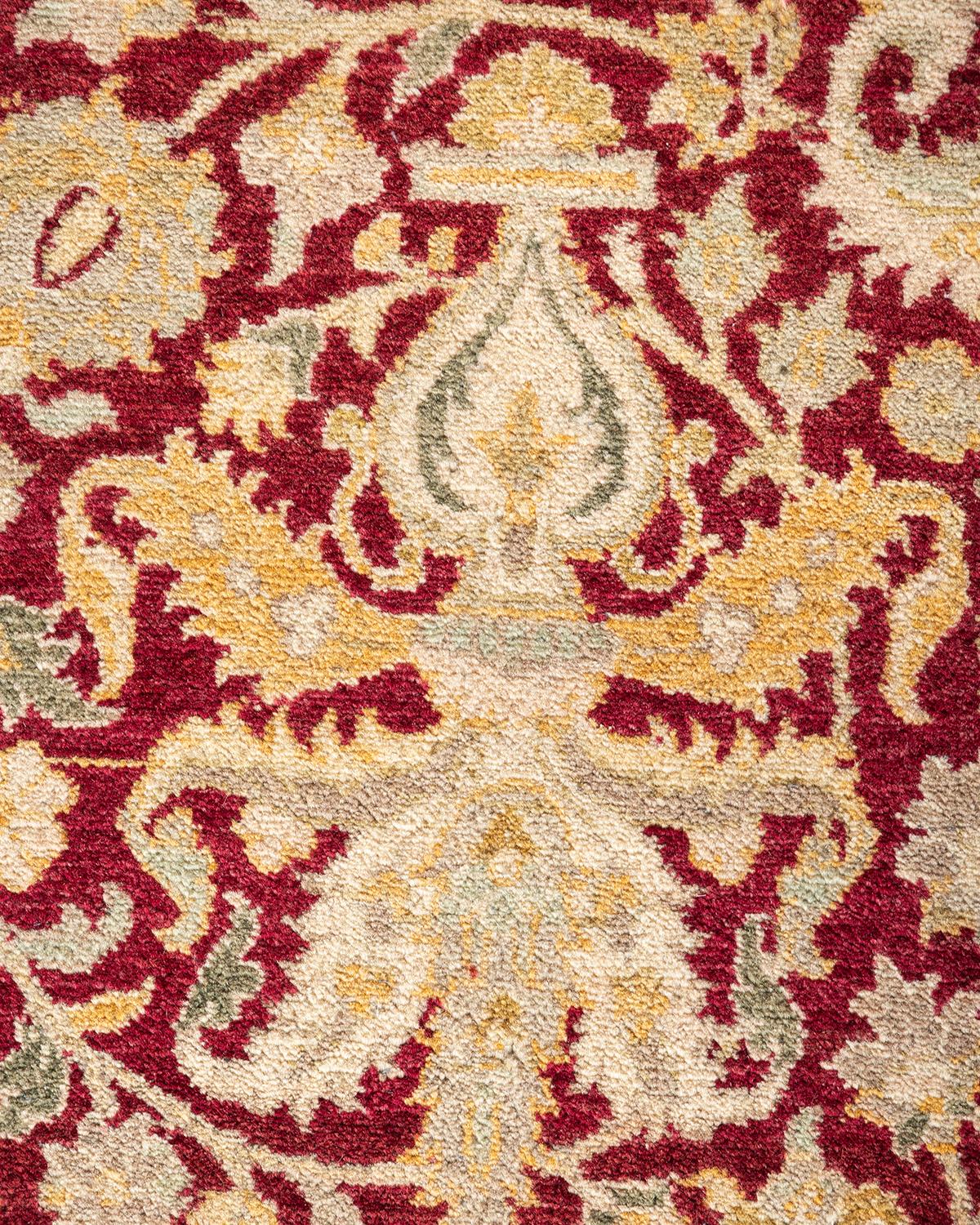 Pakistanais Tapis Mogul Re traditionnel oriental unique noué à la main, unique en son genre en vente