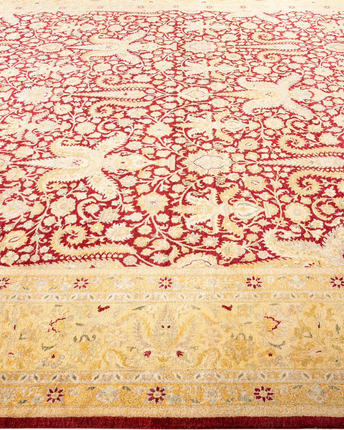 Tapis Mogul Re traditionnel oriental unique noué à la main, unique en son genre Neuf - En vente à Norwalk, CT