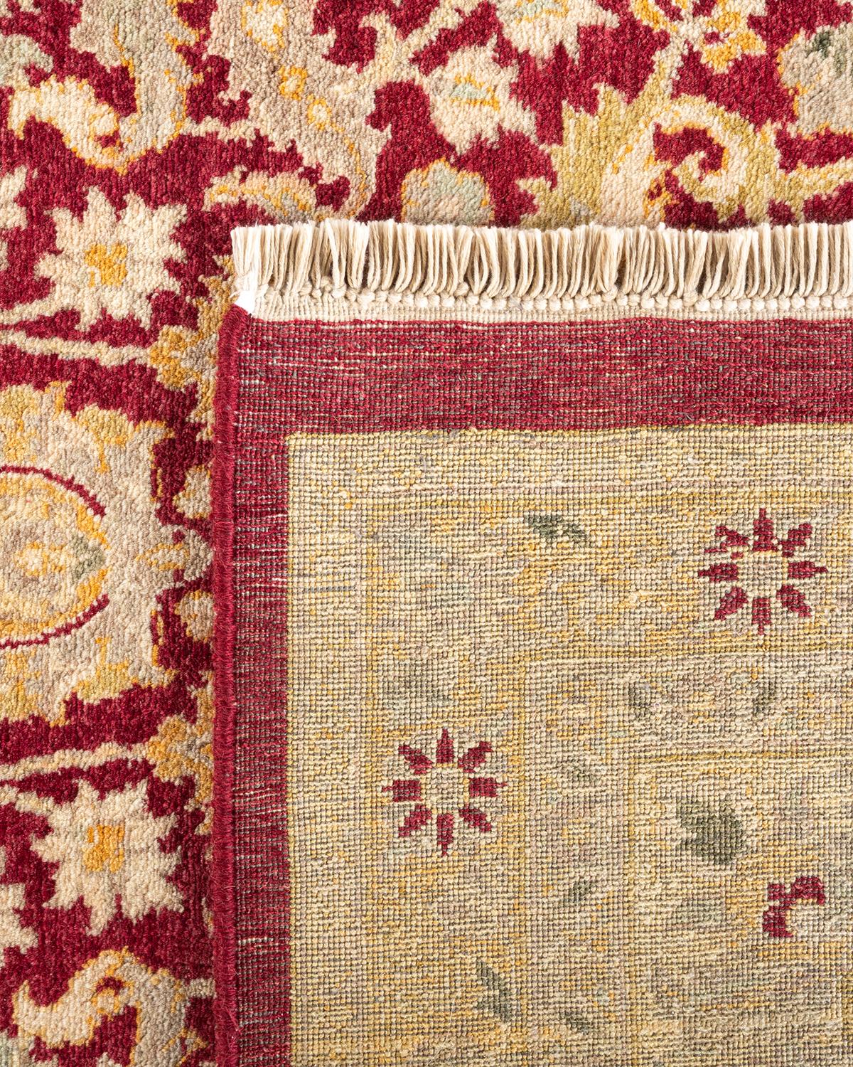 XXIe siècle et contemporain Tapis Mogul Re traditionnel oriental unique noué à la main, unique en son genre en vente