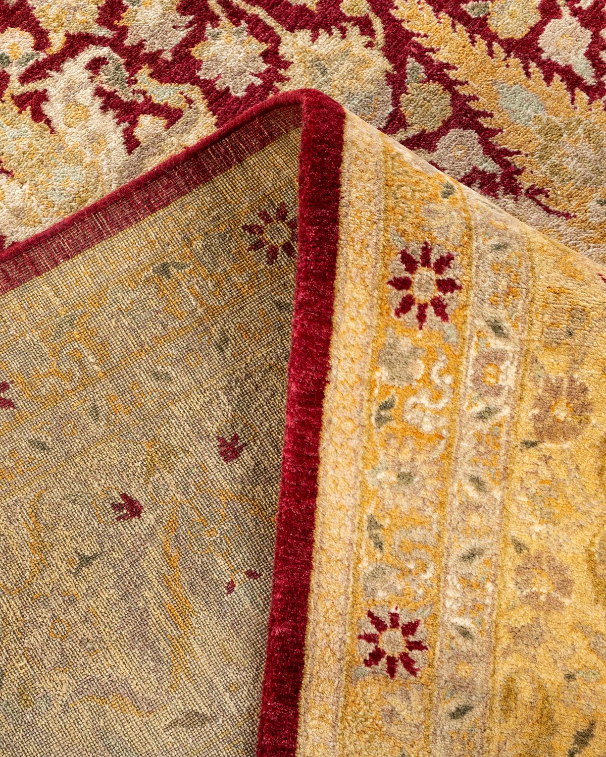 Laine Tapis Mogul Re traditionnel oriental unique noué à la main, unique en son genre en vente