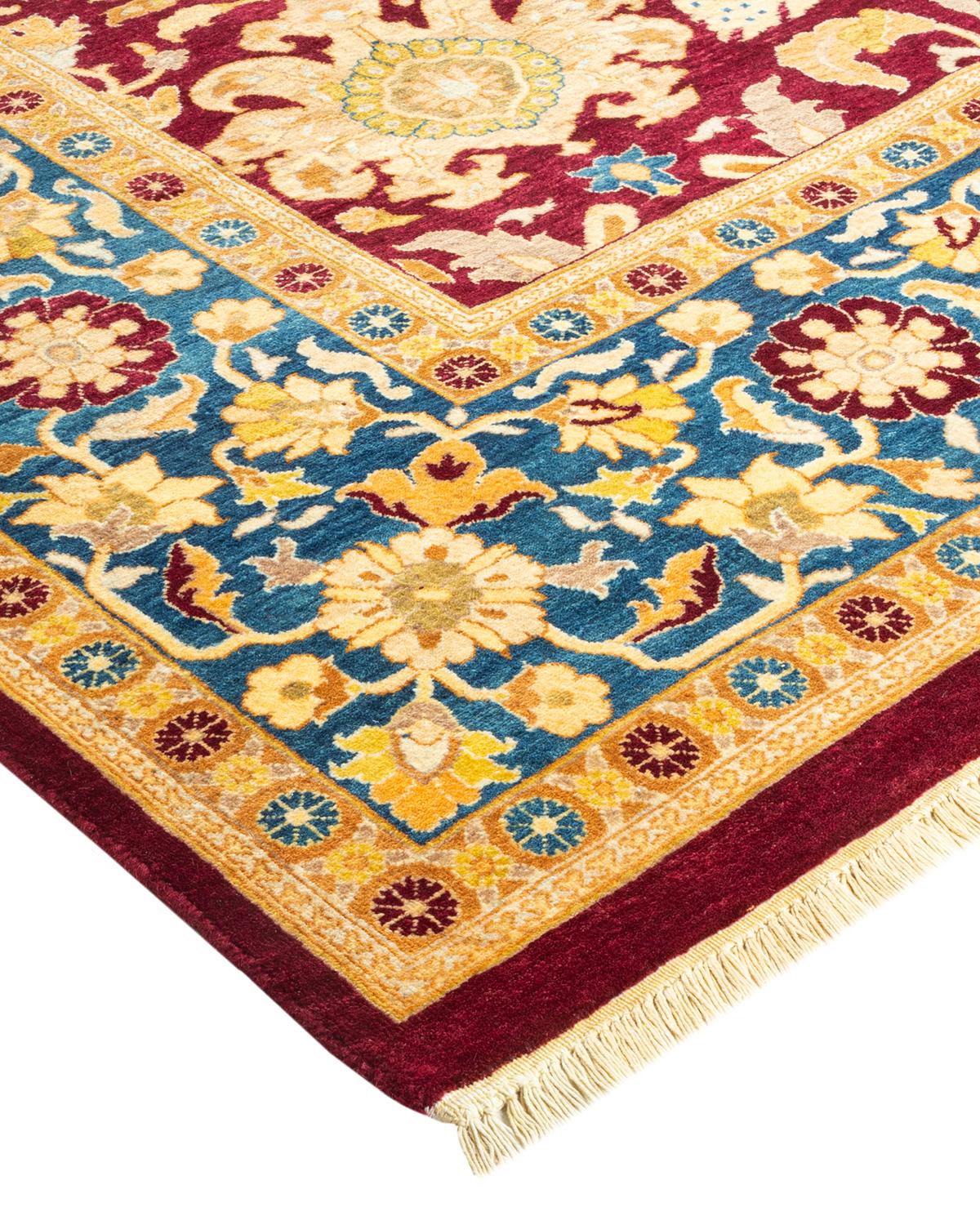 With understated palettes and allover designs, the rugs in the Mogul Collection will bring timeless sophistication to any room. Influenced by a spectrum of Turkish, Indian, and Persian designs, the artisans who handweave these wool rugs imbue