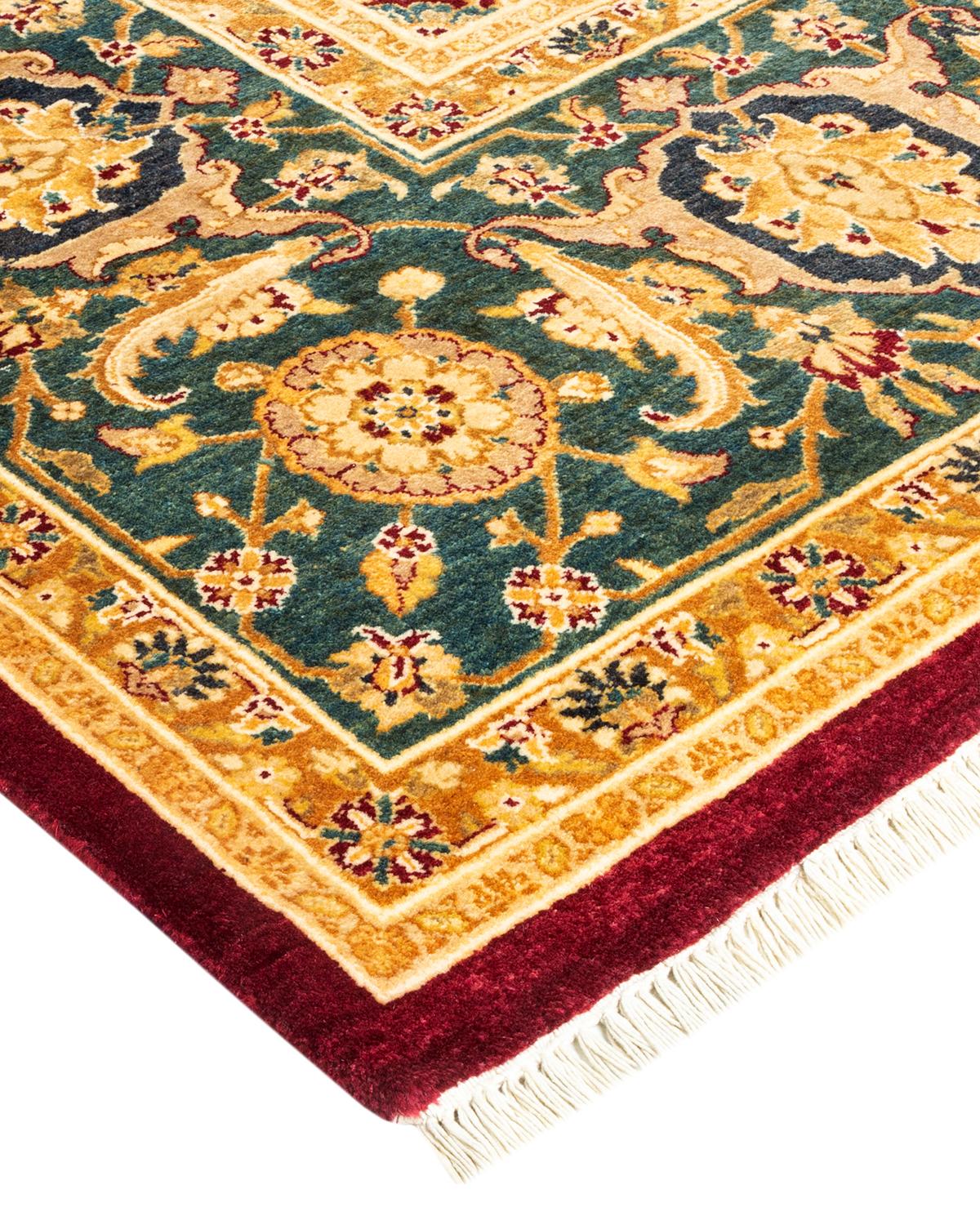 Las alfombras de la colección Mogul, con sus colores discretos y sus diseños en toda la superficie, aportarán una sofisticación atemporal a cualquier habitación. Influenciadas por un espectro de diseños turcos, indios y persas, los artesanos que