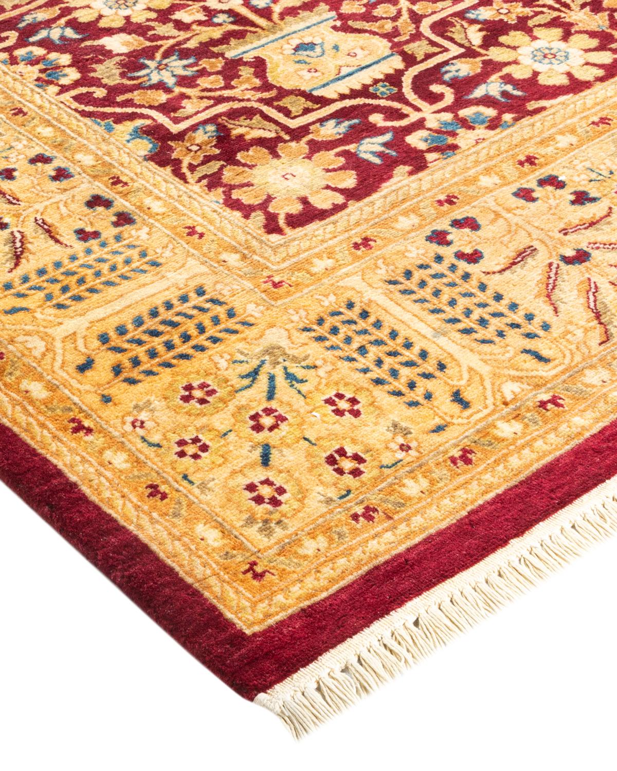 With understated palettes and allover designs, the rugs in the Mogul Collection will bring timeless sophistication to any room. Influenced by a spectrum of Turkish, Indian, and Persian designs, the artisans who handweave these wool rugs imbue