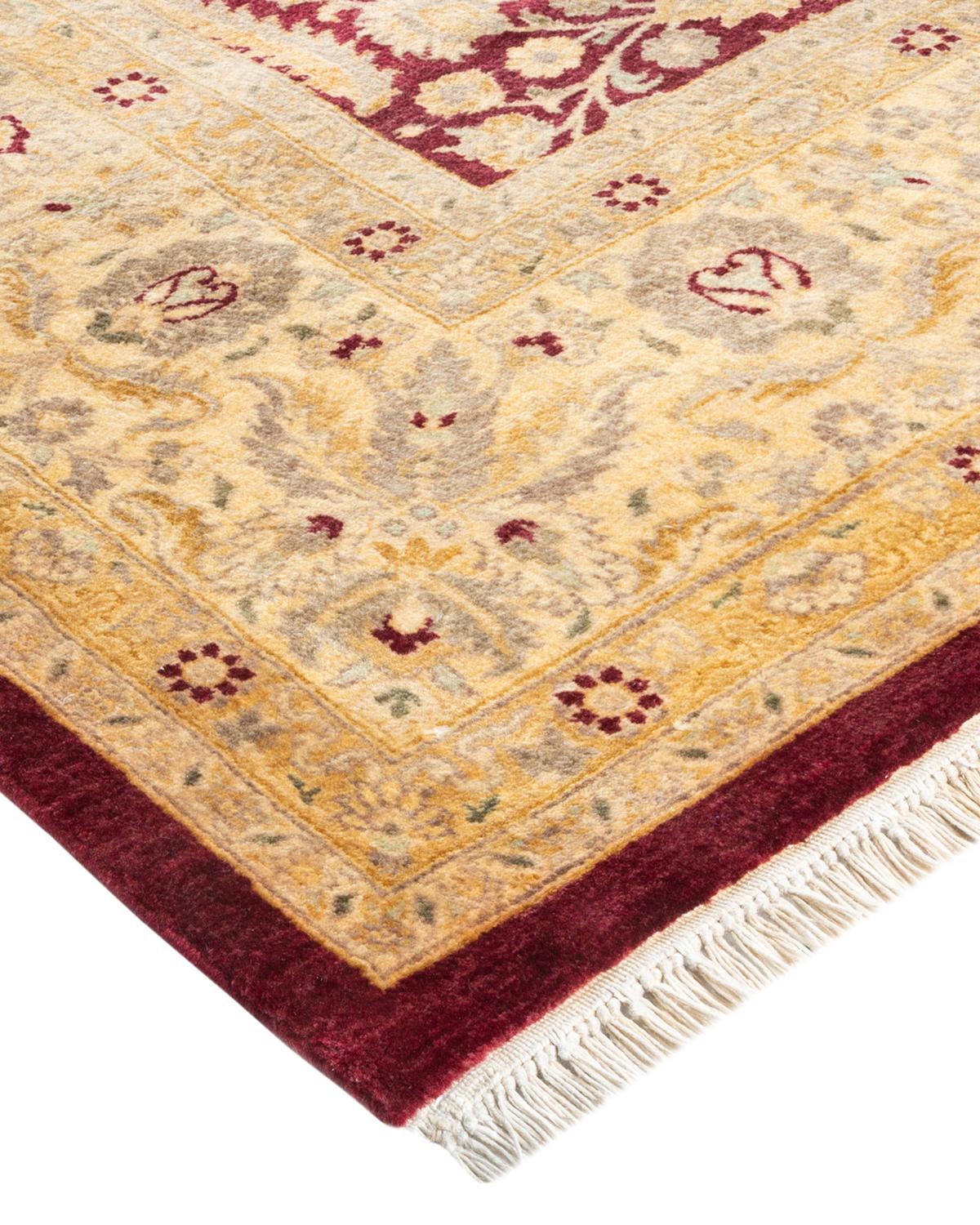 With understated palettes and allover designs, the rugs in the Mogul Collection will bring timeless sophistication to any room. Influenced by a spectrum of Turkish, Indian, and Persian designs, the artisans who handweave these wool rugs imbue