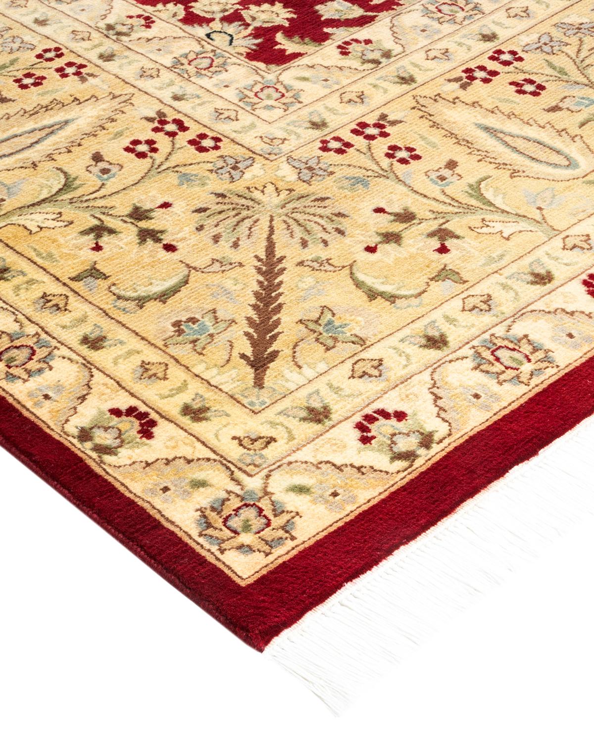 With understated palettes and allover designs, the rugs in the Mogul Collection will bring timeless sophistication to any room. Influenced by a spectrum of Turkish, Indian, and Persian designs, the artisans who handweave these wool rugs imbue
