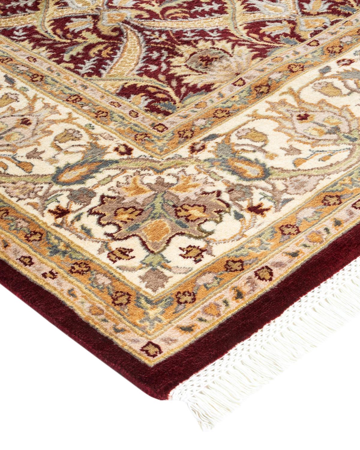 With understated palettes and allover designs, the rugs in the Mogul Collection will bring timeless sophistication to any room. Influenced by a spectrum of Turkish, Indian, and Persian designs, the artisans who handweave these wool rugs imbue