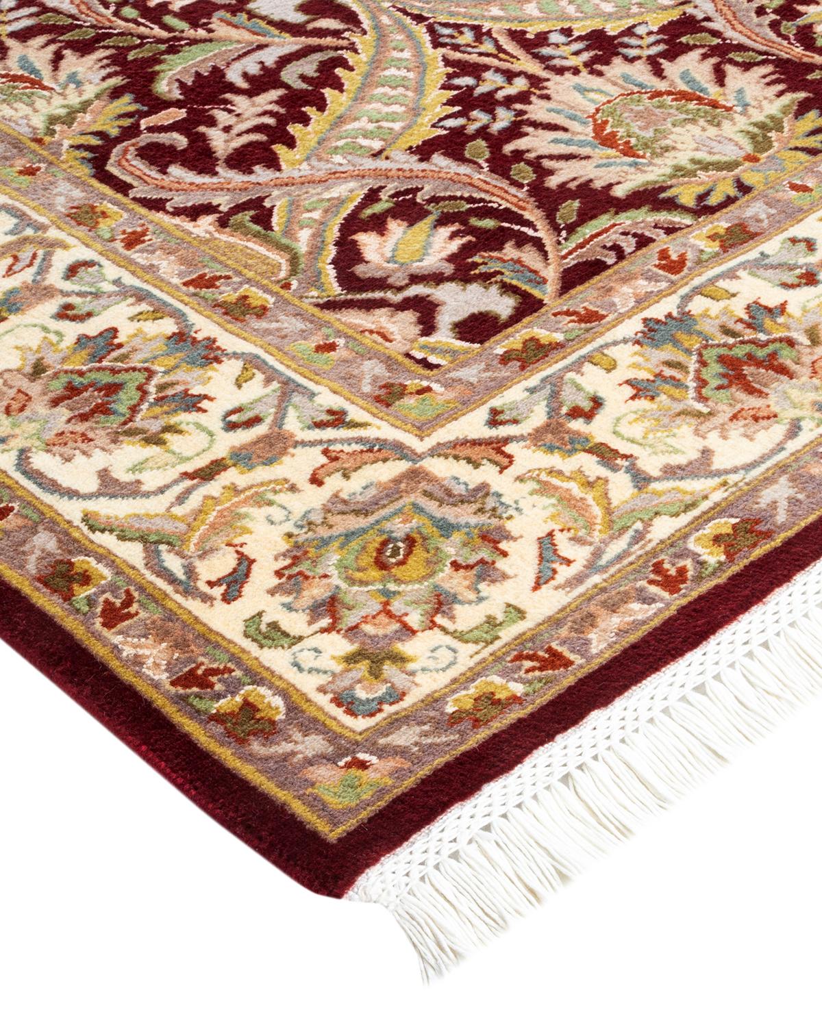 With understated palettes and allover designs, the rugs in the Mogul Collection will bring timeless sophistication to any room. Influenced by a spectrum of Turkish, Indian, and Persian designs, the artisans who handweave these wool rugs imbue