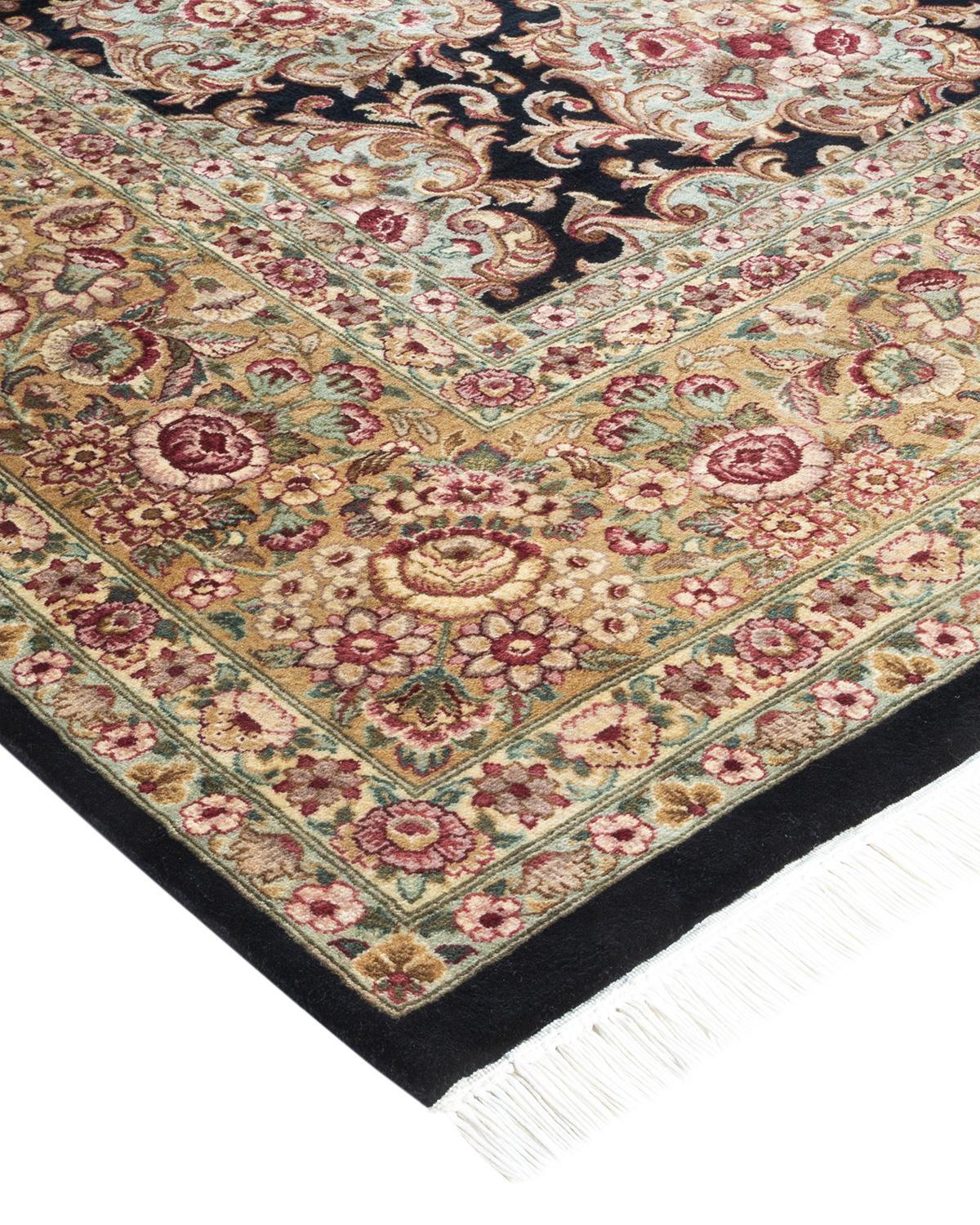 With understated palettes and all-over designs, the rugs in the Mogul Collection will bring timeless sophistication to any room. Influenced by a spectrum of Turkish, Indian, and Persian designs, the artisans who handweave these wool rugs imbue