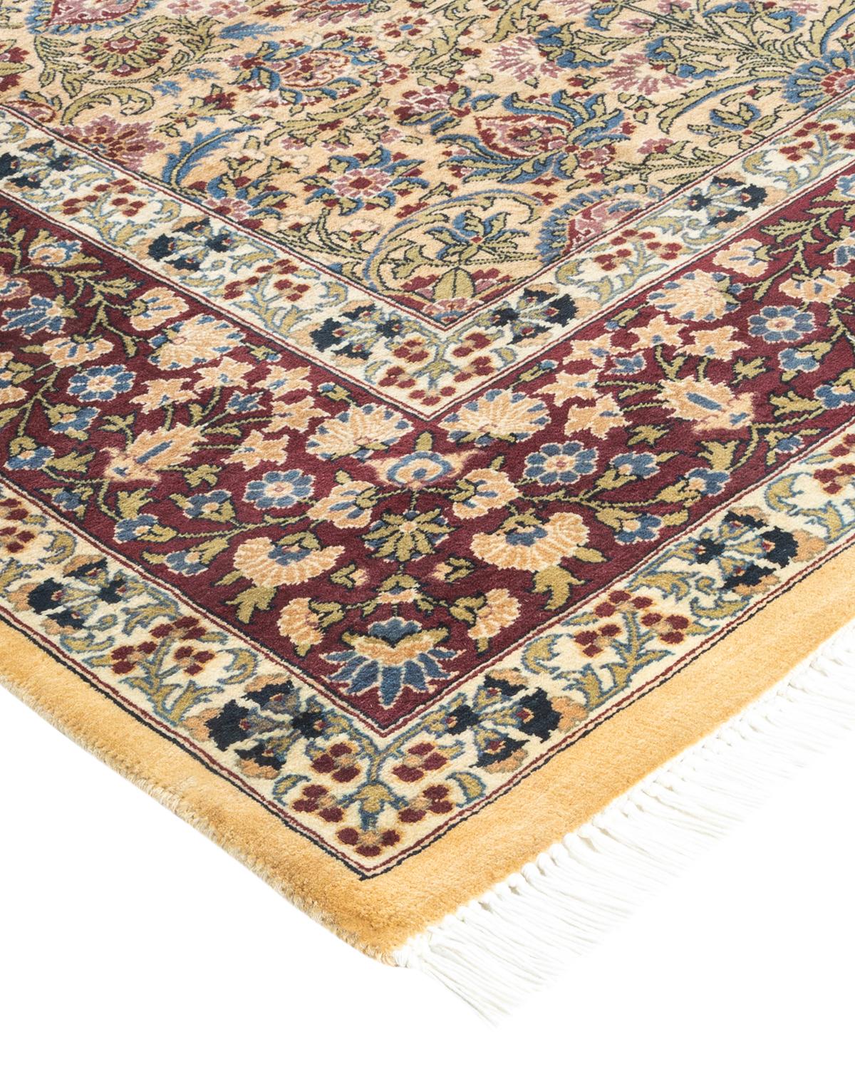 With understated palettes and allover designs, the rugs in the Mogul Collection will bring timeless sophistication to any room. Influenced by a spectrum of Turkish, Indian, and Persian designs, the artisans who handweave these wool rugs imbue