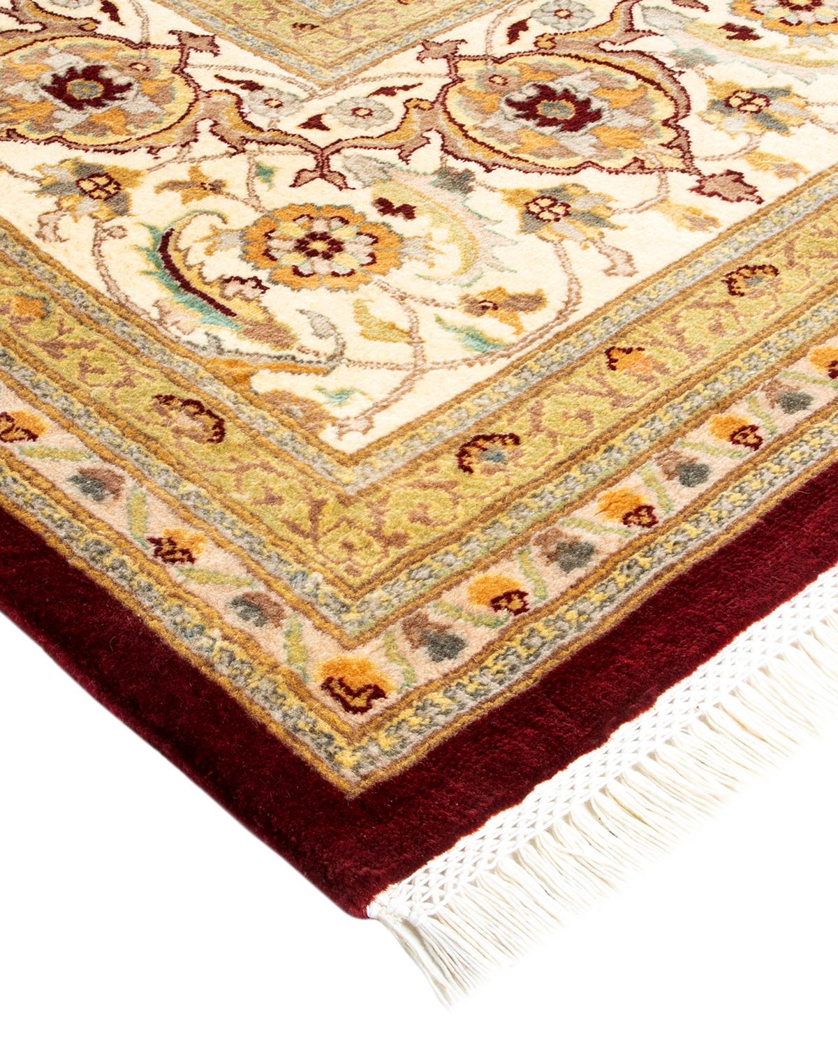 With understated palettes and allover designs, the rugs in the Mogul Collection will bring timeless sophistication to any room. Influenced by a spectrum of Turkish, Indian, and Persian designs, the artisans who handweave these wool rugs imbue