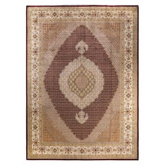 One of a Kind Hand Knotted Traditional Oriental Red Area Rug