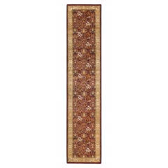 One of a Kind Hand Knotted Traditional Oriental Red Runner