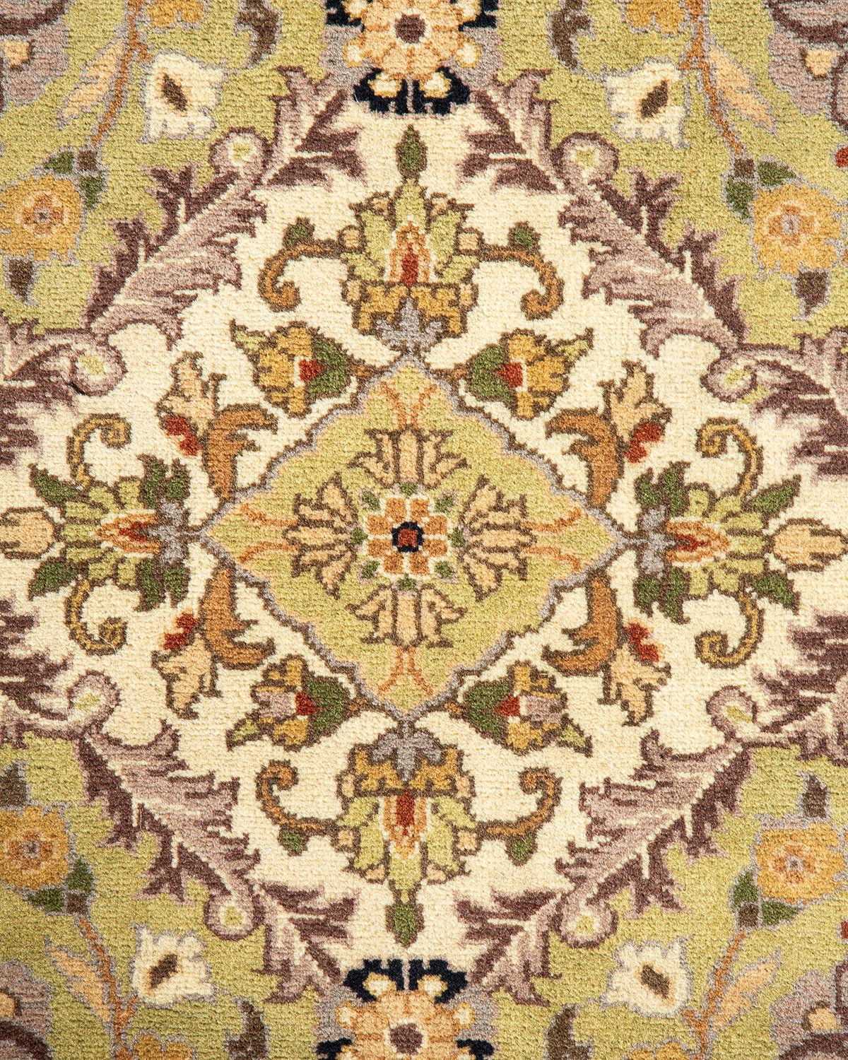 yellow traditional rug