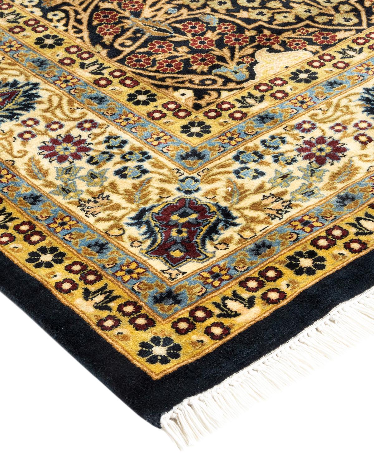 With understated palettes and allover designs, the rugs in the Mogul Collection will bring timeless sophistication to any room. Influenced by a spectrum of Turkish, Indian, and Persian designs, the artisans who handweave these wool rugs imbue