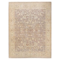 One-Of-A-Kind Hand Knotted Tribal Eclectic Gray Area Rug