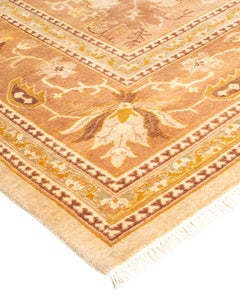 One-of-a-kind Hand Knotted Wool Eclectic Ivory Area Rug