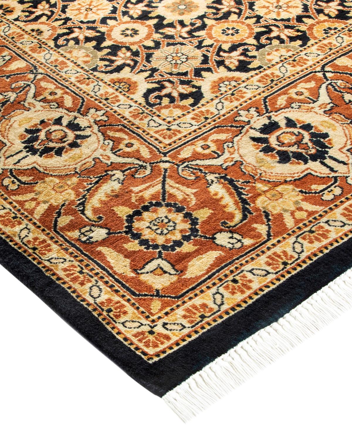 With understated palettes and allover designs, the rugs in the Mogul Collection will bring timeless sophistication to any room. Influenced by a spectrum of Turkish, Indian, and Persian designs, the artisans who handweave these wool rugs imbue