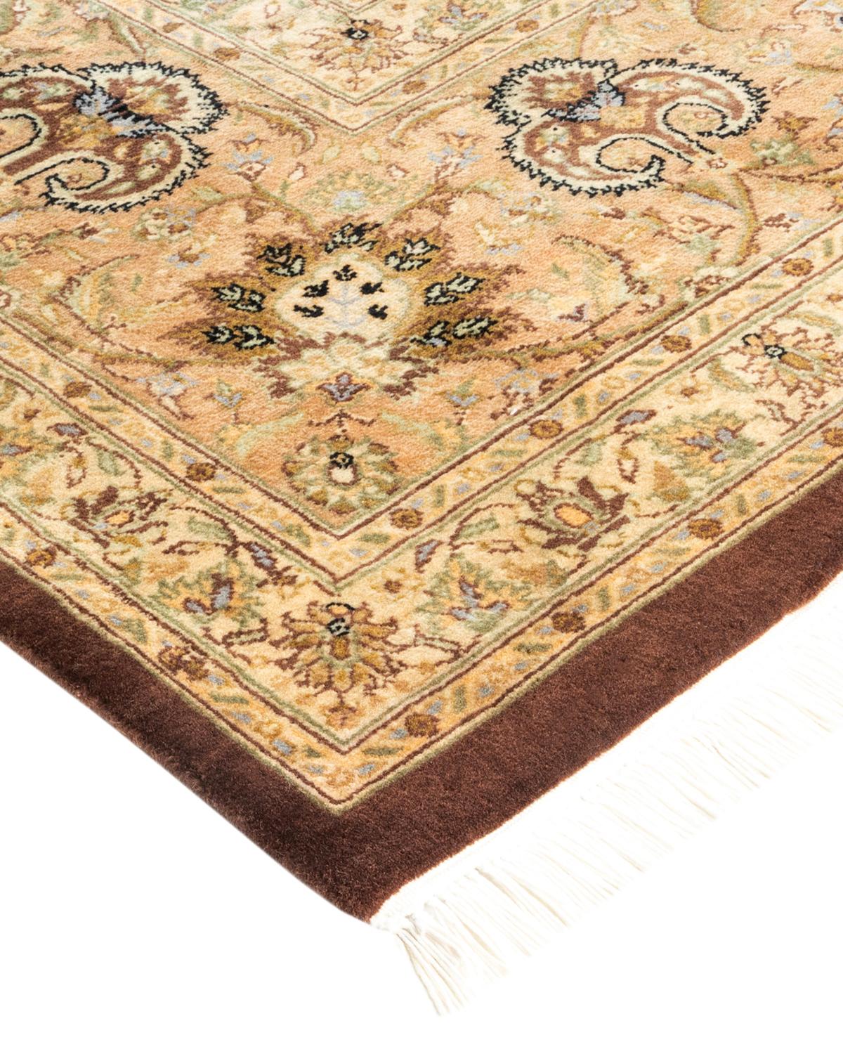 With understated palettes and allover designs, the rugs in the Mogul Collection will bring timeless sophistication to any room. Influenced by a spectrum of Turkish, Indian, and Persian designs, the artisans who handweave these wool rugs imbue