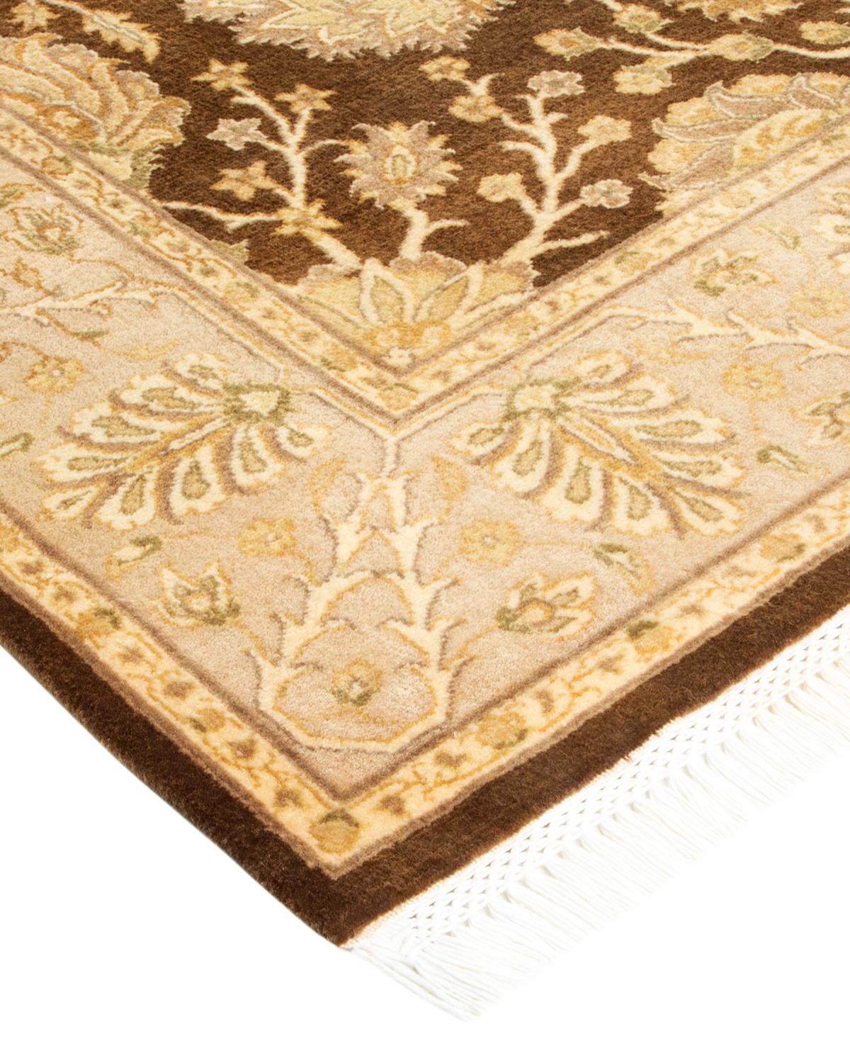 With understated palettes and allover designs, the rugs in the Mogul Collection will bring timeless sophistication to any room. Influenced by a spectrum of Turkish, Indian, and Persian designs, the artisans who handweave these wool rugs imbue