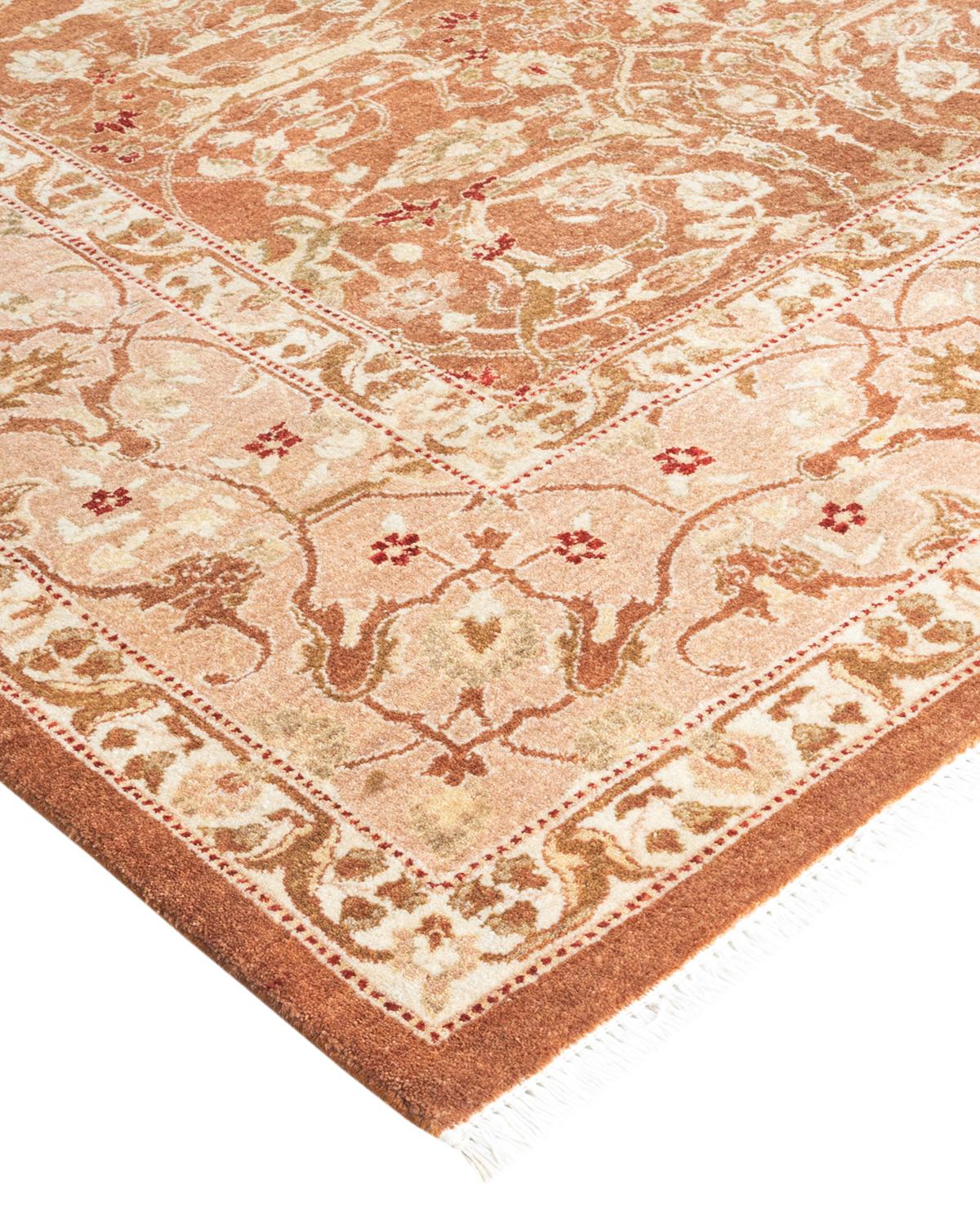 With understated palettes and allover designs, the rugs in the Mogul Collection will bring timeless sophistication to any room. Influenced by a spectrum of Turkish, Indian, and Persian designs, the artisans who handweave these wool rugs imbue