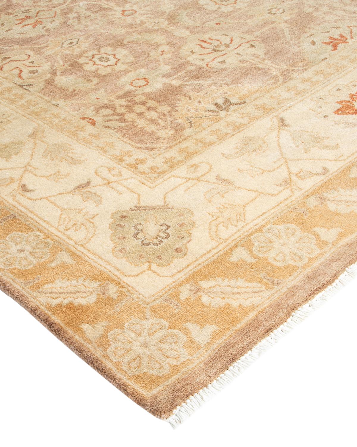 With understated palettes and allover designs, the rugs in the Mogul Collection will bring timeless sophistication to any room. Influenced by a spectrum of Turkish, Indian, and Persian designs, the artisans who handweave these wool rugs imbue