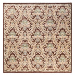 One-of-a-kind Hand Knotted Wool Mogul Brown Area Rug