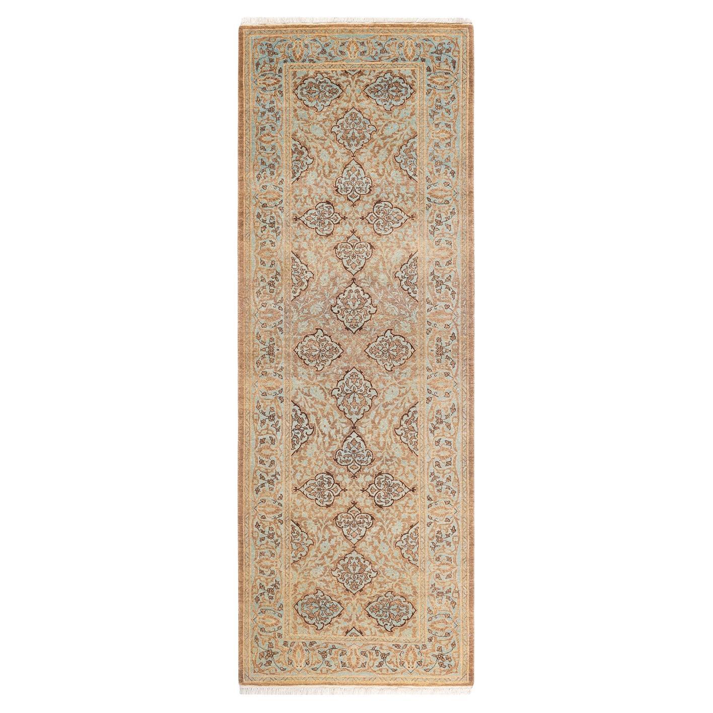 One-of-a-kind Hand Knotted Wool Mogul Brown Area Rug
