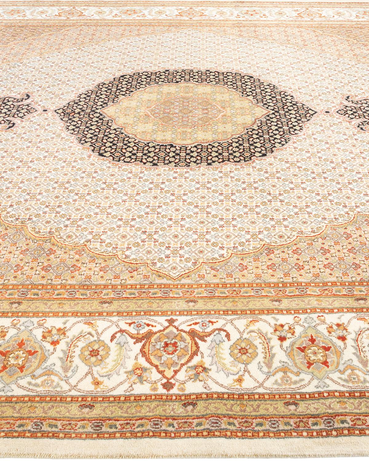 Tappeto unico in lana annodata a mano Mogul Green Area Rugs In condizioni Nuovo in vendita a Norwalk, CT