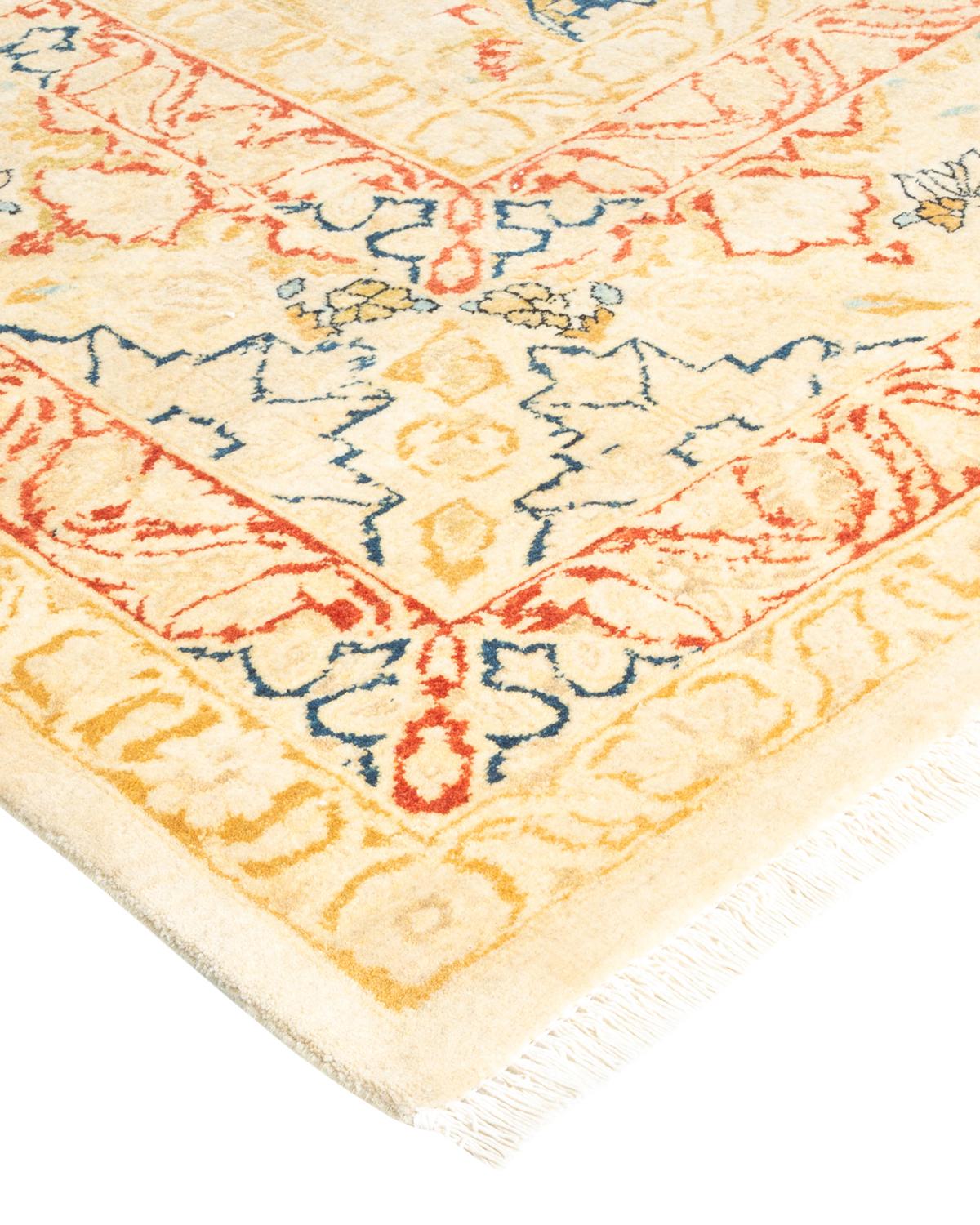 Las alfombras de la colección Mogul, con sus colores discretos y sus diseños en toda la superficie, aportarán una sofisticación atemporal a cualquier habitación. Influenciadas por un espectro de diseños turcos, indios y persas, los artesanos que