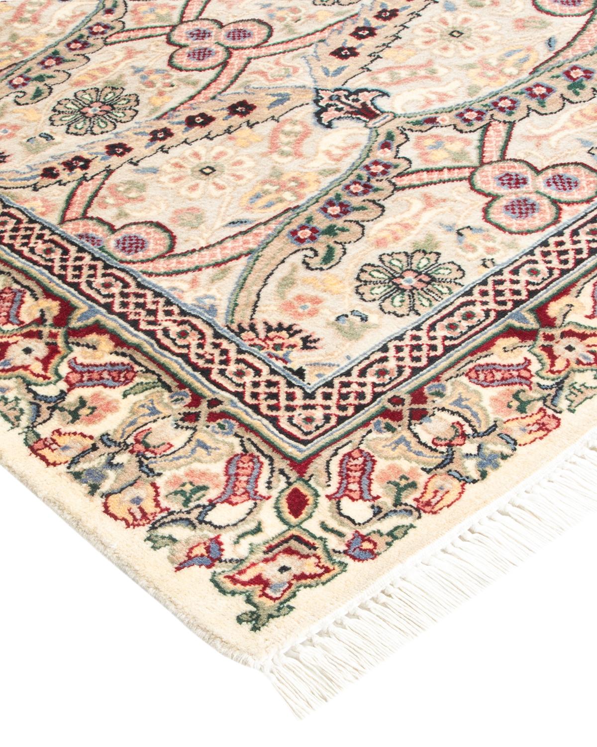 Las alfombras de la colección Mogul, con sus colores discretos y sus diseños en toda la superficie, aportarán una sofisticación atemporal a cualquier habitación. Influenciadas por un espectro de diseños turcos, indios y persas, los artesanos que