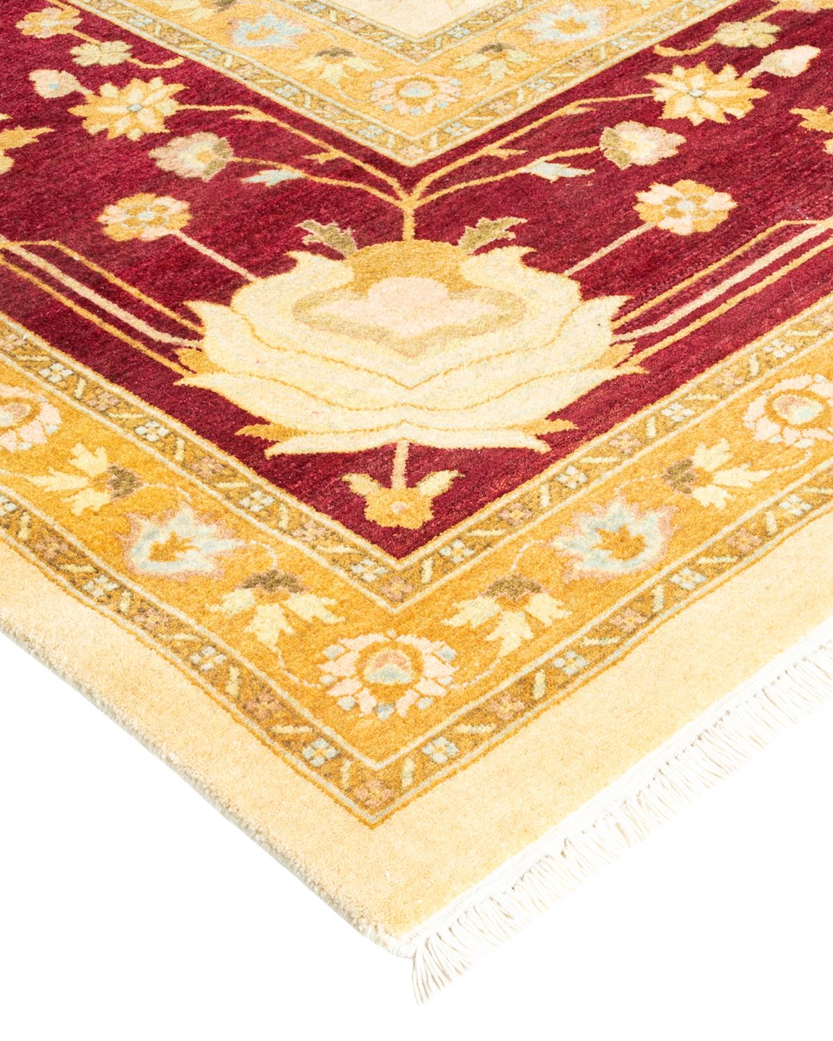 With understated palettes and allover designs, the rugs in the Mogul Collection will bring timeless sophistication to any room. Influenced by a spectrum of Turkish, Indian, and Persian designs, the artisans who handweave these wool rugs imbue