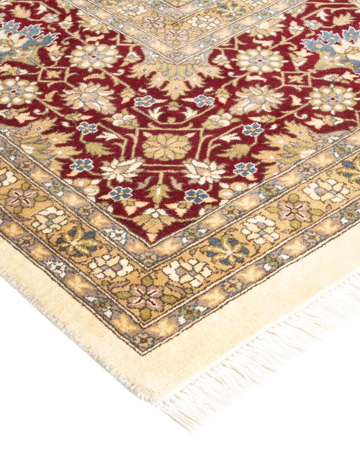 With understated palettes and allover designs, the rugs in the Mogul Collection will bring timeless sophistication to any room. Influenced by a spectrum of Turkish, Indian, and Persian designs, the artisans who handweave these wool rugs imbue