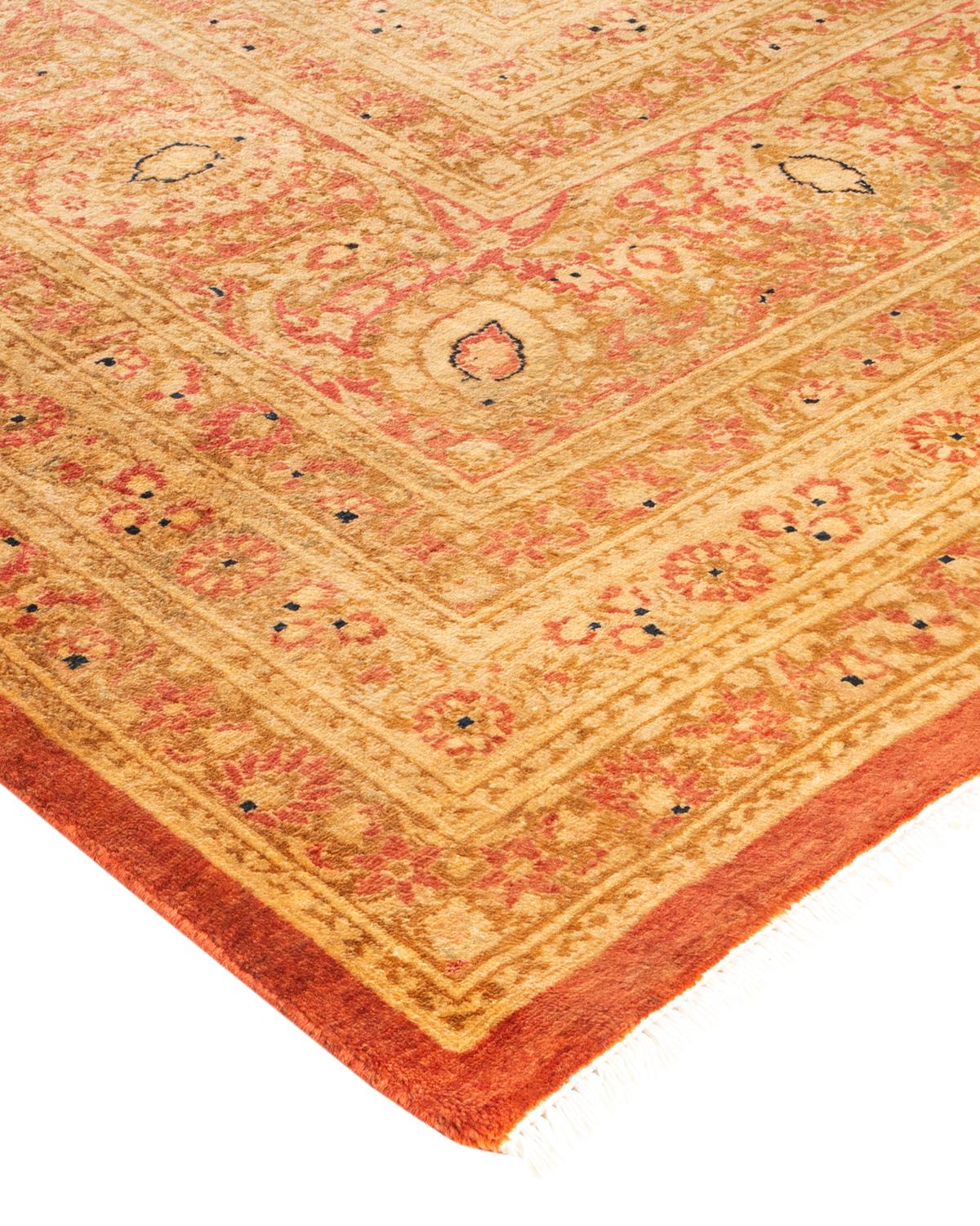 With understated palettes and allover designs, the rugs in the Mogul Collection will bring timeless sophistication to any room. Influenced by a spectrum of Turkish, Indian, and Persian designs, the artisans who handweave these wool rugs imbue