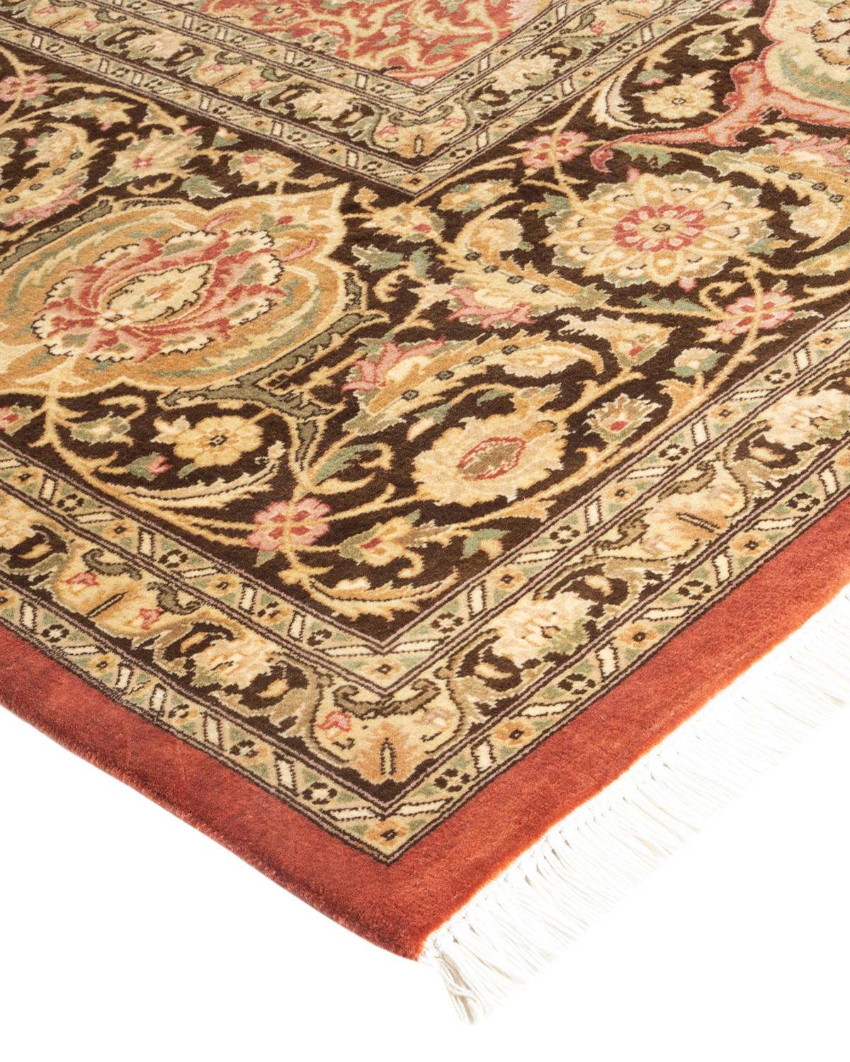 With understated palettes and allover designs, the rugs in the Mogul Collection will bring timeless sophistication to any room. Influenced by a spectrum of Turkish, Indian, and Persian designs, the artisans who handweave these wool rugs imbue