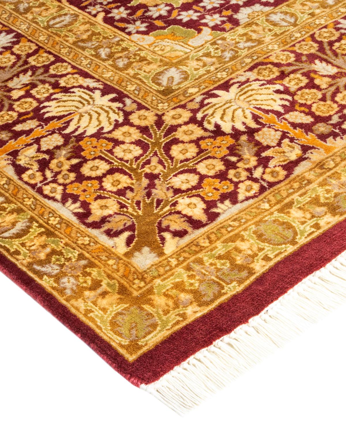 With understated palettes and allover designs, the rugs in the Mogul Collection will bring timeless sophistication to any room. Influenced by a spectrum of Turkish, Indian, and Persian designs, the artisans who handweave these wool rugs imbue