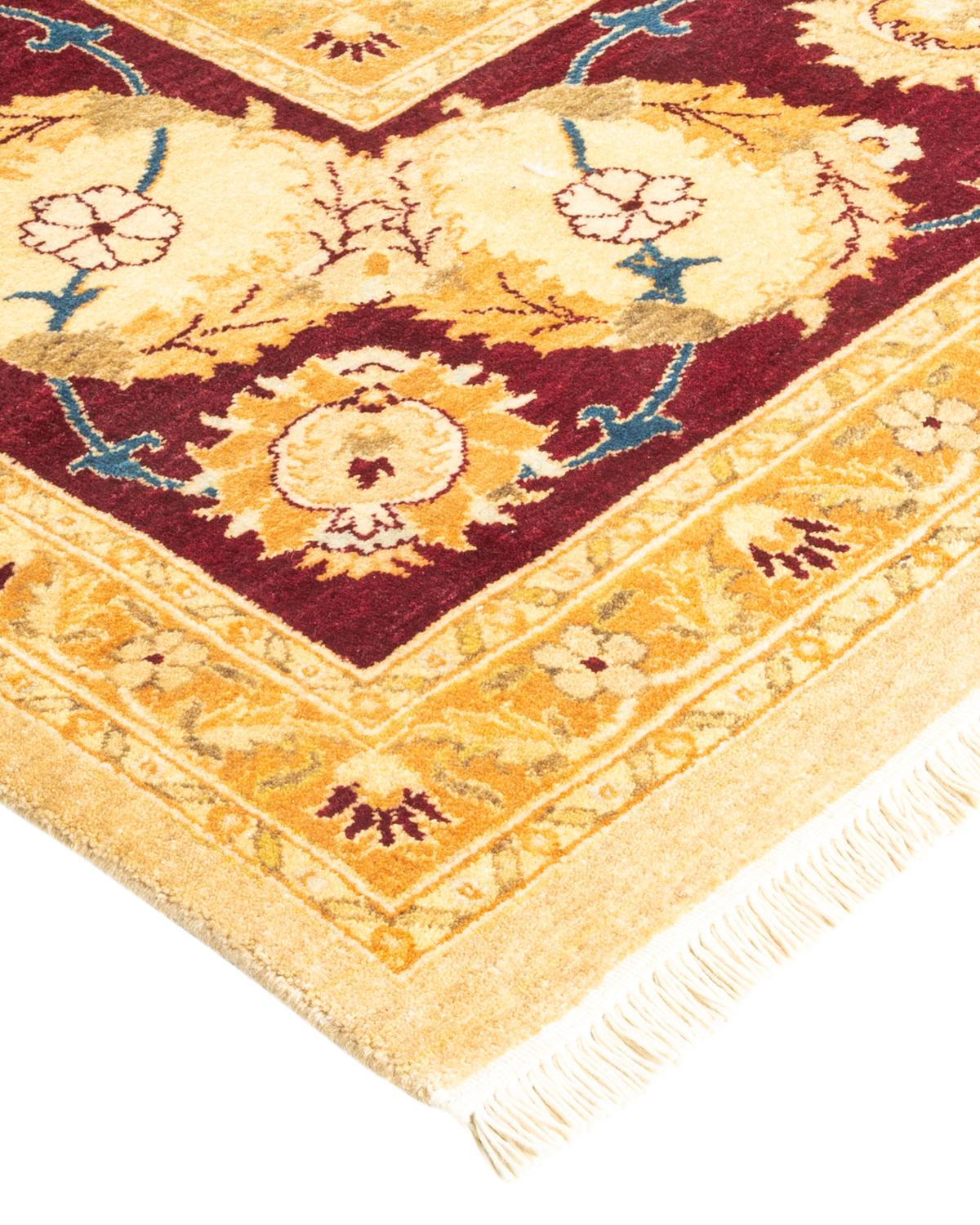 With understated palettes and allover designs, the rugs in the Mogul Collection will bring timeless sophistication to any room. Influenced by a spectrum of Turkish, Indian, and Persian designs, the artisans who handweave these wool rugs imbue