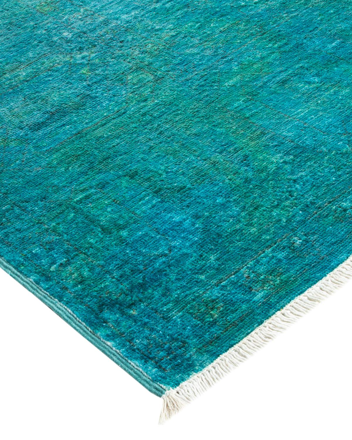 Vibrance rugs epitomize classic with a twist: traditional patterns overdyed in brilliant color. Each hand-knotted rug is washed in a 100%-natural botanical dye that reveals hidden nuances in the designs. These are rugs that transcend trends, and