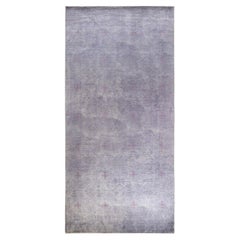 One-of-a-kind Hand Knotted Wool Vibrance Light Grey Area Rug