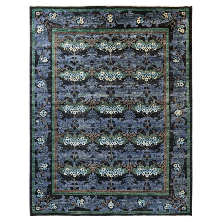 Arts and Crafts–style area rug, new, offered by Solo Rugs