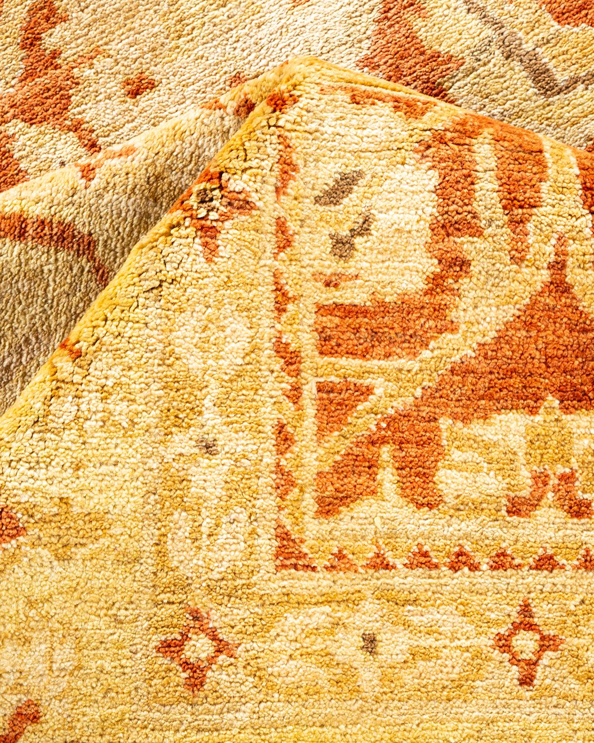 Altro Tappeto per l'area marrone contemporaneo eclettico Hand Made unico nel suo genere in vendita
