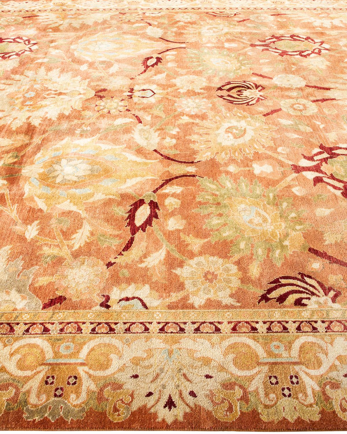 Unikat Hand Made Contemporary Eclectic Brown Area Rug im Zustand „Neu“ im Angebot in Norwalk, CT