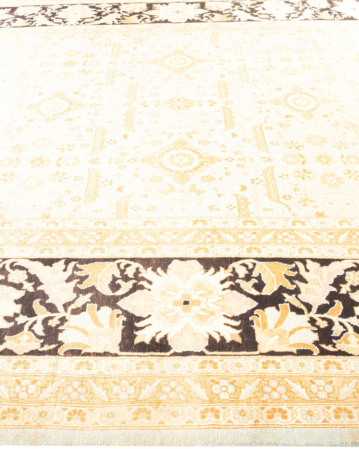 Unikat Hand Made Contemporary Eclectic Light Blue Area Rug im Zustand „Neu“ im Angebot in Norwalk, CT