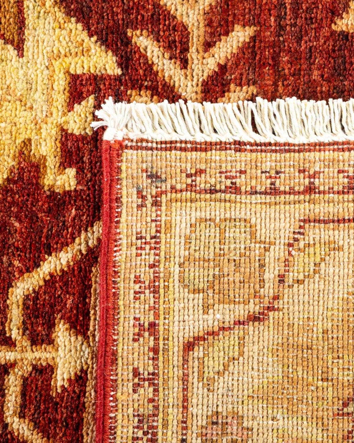 Alfombra única Hand Made Contemporánea Ecléctica Naranja Anudado a mano en venta