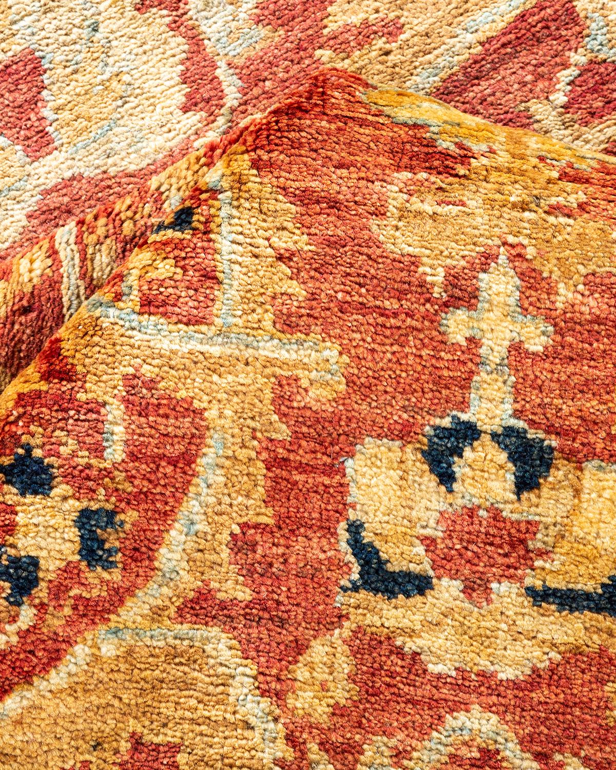 Alfombra única Hand Made Contemporánea Ecléctica Naranja Otro en venta
