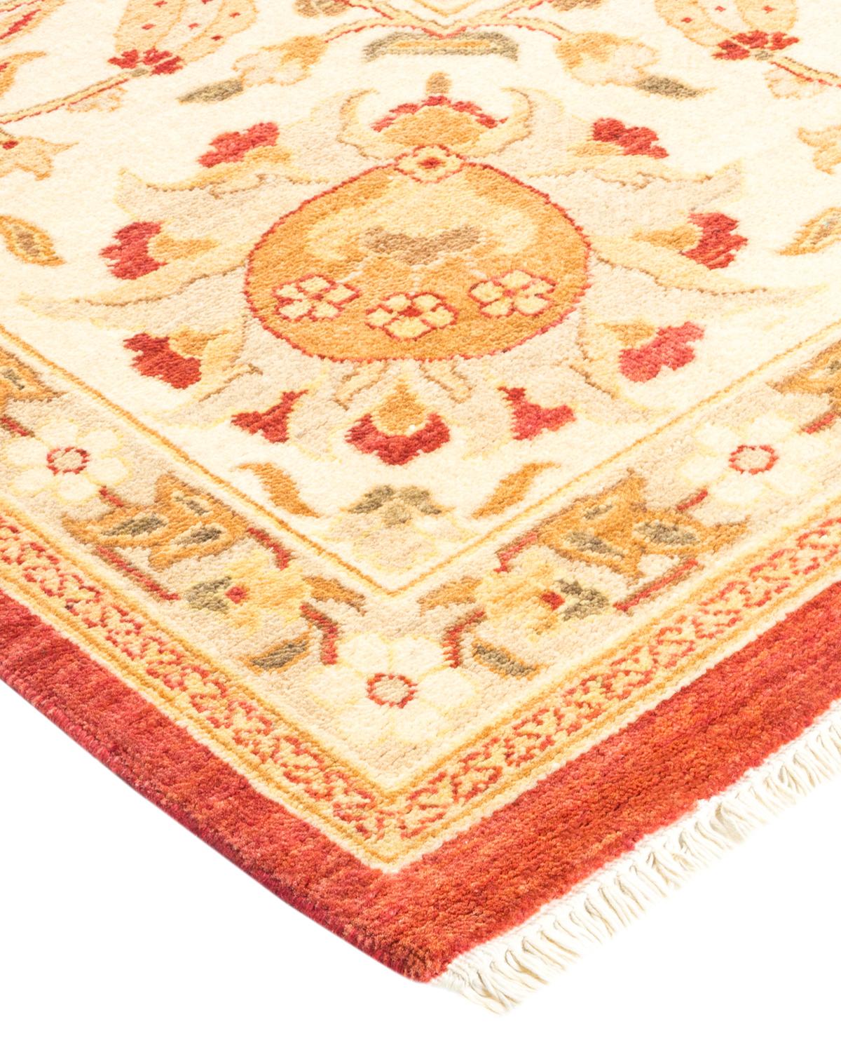 Alfombra única Hand Made Contemporánea Ecléctica Roja Lana en venta
