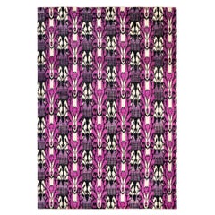 Tapis violet moderne contemporain unique fait main, unique en son genre